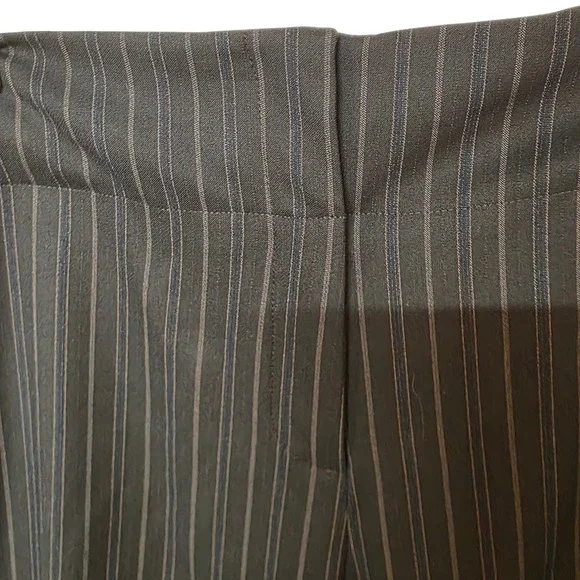 Vintage Y2K Signature by Larry Levine Grey Blue Pinstripe 3 Piece Suit Womens 12 - Picture 13 of 16